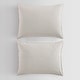 preview thumbnail 20 of 52, Calvin Klein Washed Percale Solid Cotton Duvet Cover Set