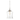 Meridian M70019 Single Light Natural Metal Pendant