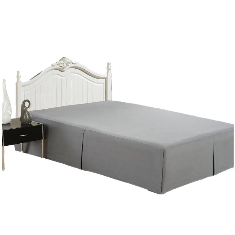 Marina Decoration Soft Hotel Quality All Season Deep Pocket Dust Ruffle 16 Inch Drop Solid Tailored Rayon from Bamboo Bed Skirt