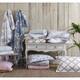Laura Ashley Rowland Reversible Blue Cotton Quilt Set