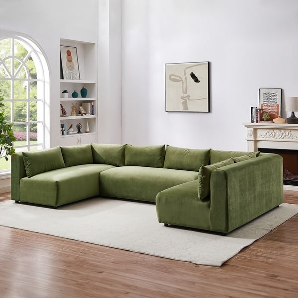 Alabama Mid-Century Modern Modular Sectional Sofa - Bed Bath & Beyond ...