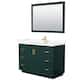 Option Green, Gold Trim, Giotto Quartz Top