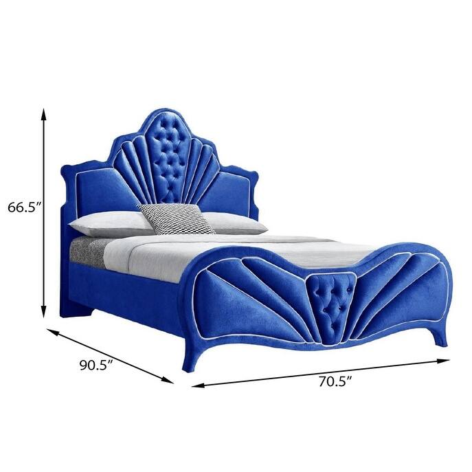 Ralston Upholstered Tufted Platform Bed