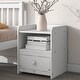preview thumbnail 5 of 11, Twin Bed with Nightstand - Sturdy for All Ages