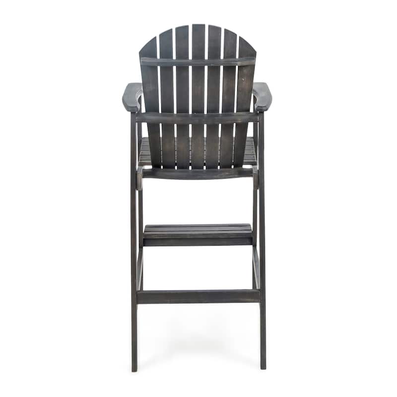 Malibu Outdoor Wood Acacia Barstool (Set of 4) by Christopher Knight Home