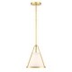 preview thumbnail 3 of 5, Fulton 1 Light Antique Gold Pendant