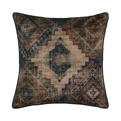 J. Queen New York Baja 20" Square Decorative Throw Pillow