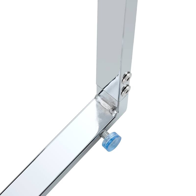 8 Piece PU High Elastic Dining Chair With High Backrest, Cushion, Silver Metal Legs For Dining Room Kitchen Living Room Bedroom