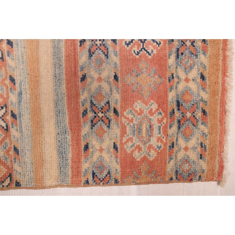 ECARPETGALLERY Hand-knotted Finest Ghazni Copper Wool Rug - 6'8 x 9'1