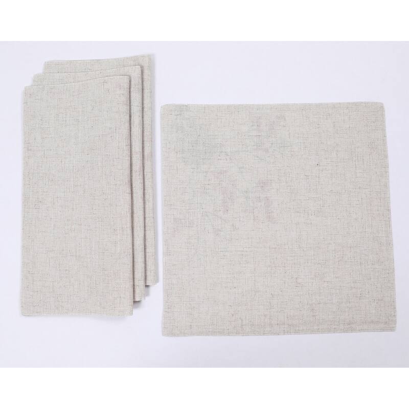 Winter Pinecone & Red Berry Embroidered Placemats - Set of 4