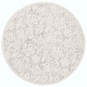 preview thumbnail 47 of 50, Martha Stewart by SAFAVIEH Handmade Eibhlis Wool Rug 6' Round - Grey/Ivory - Round