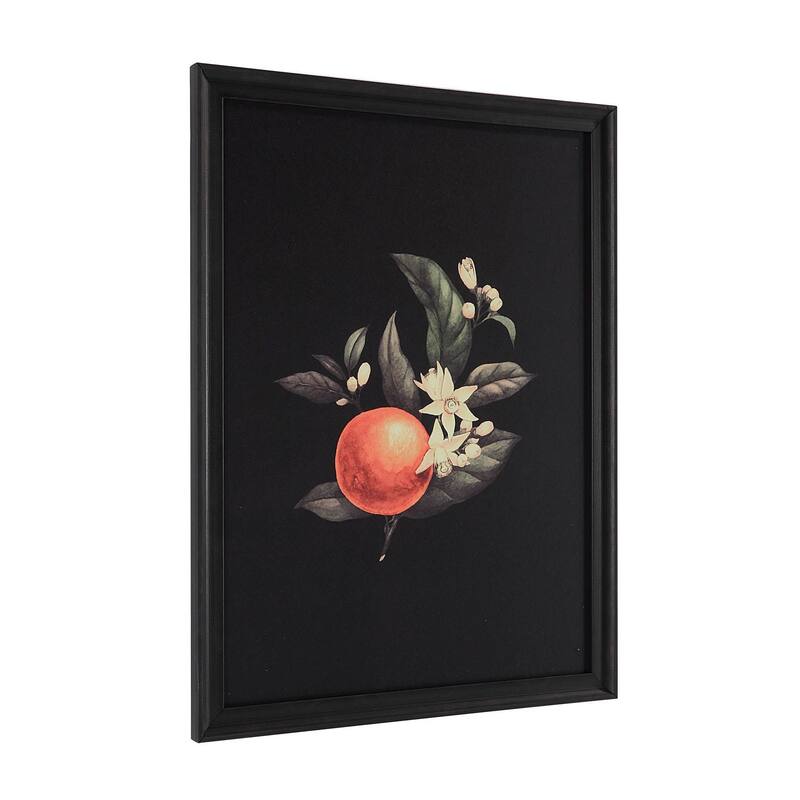 Renwil Wallflower Rag Paper 6-Piece Wall Art with Black Frame