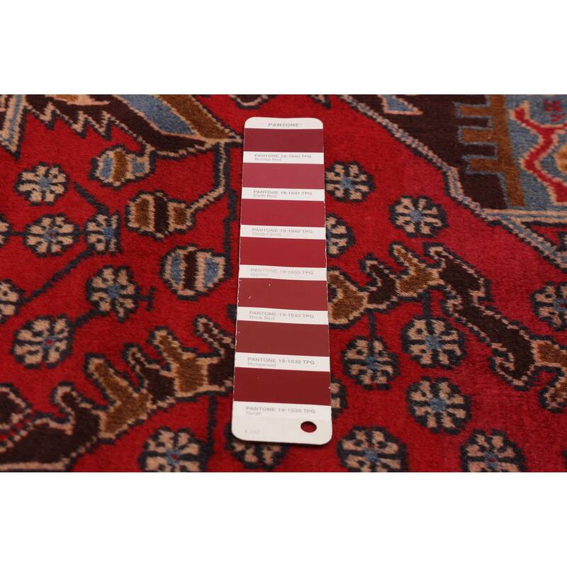 Teimani Red Rug 3'9" x 6'3" - 3'9 x 6'3