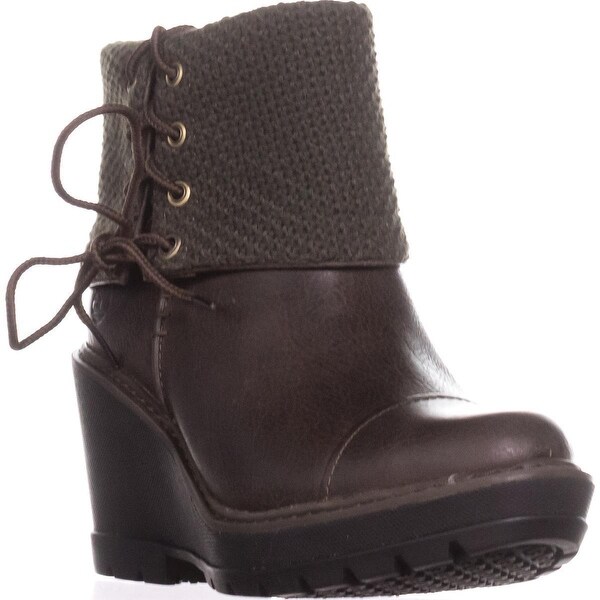 wedge boots timberland