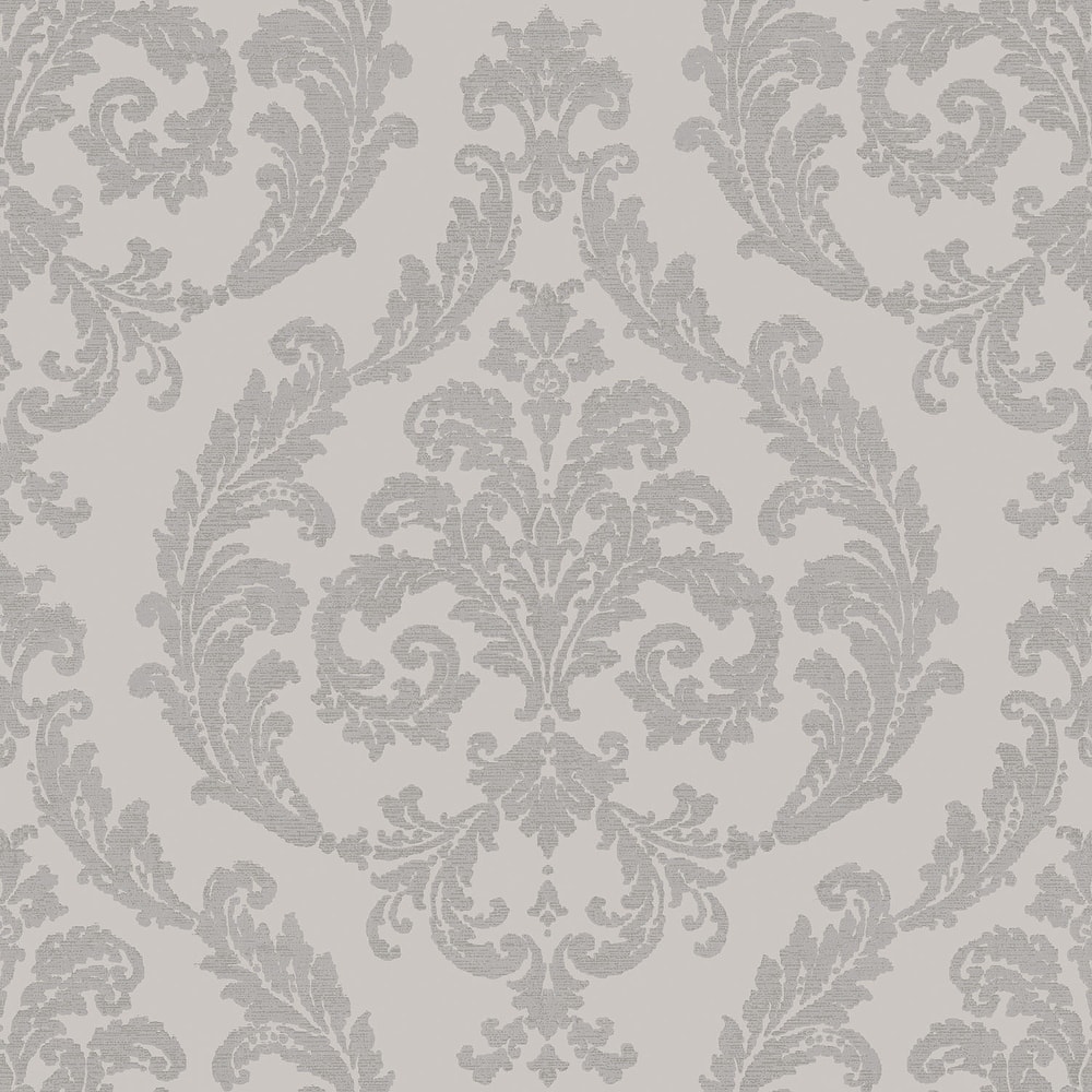 Galerie Wallcoverings Palazzo 2 Collection Silk Damask Vinyl on Non-woven Shimmer Wallpaper Roll