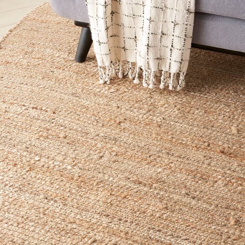 Nourison Natural Jute Indoor only Solid Area Rug