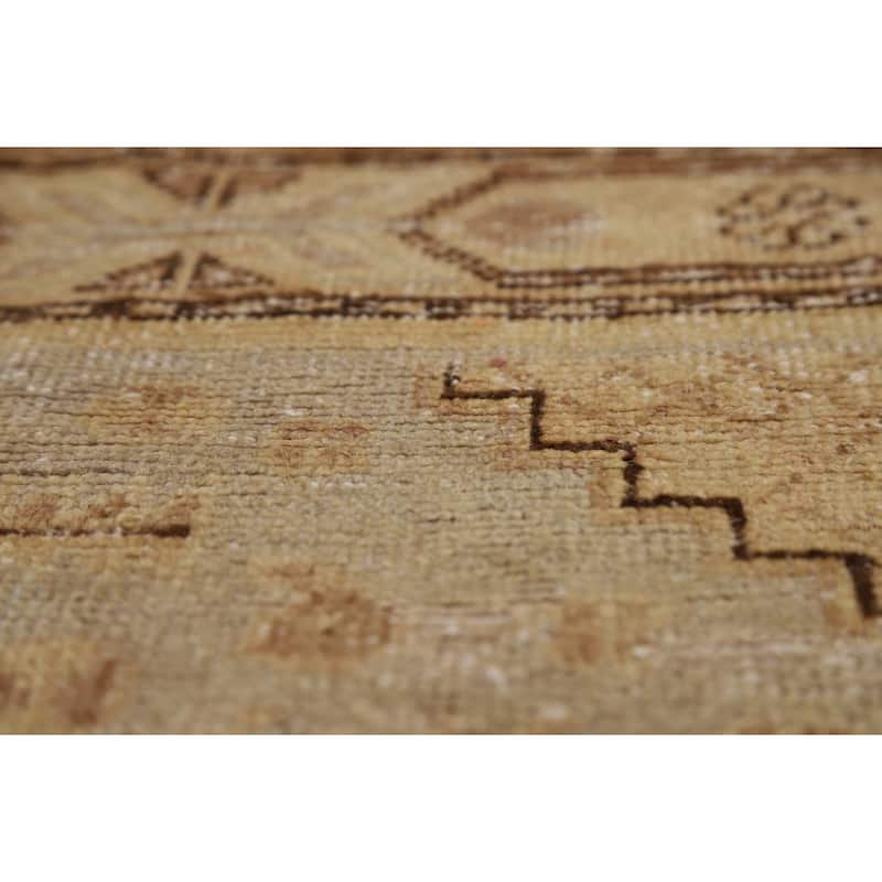 Pre-1900 Antique Vegetable Dye Khotan Rug Hand-Knotted Wool Carpet - 5'7"x 10'7"