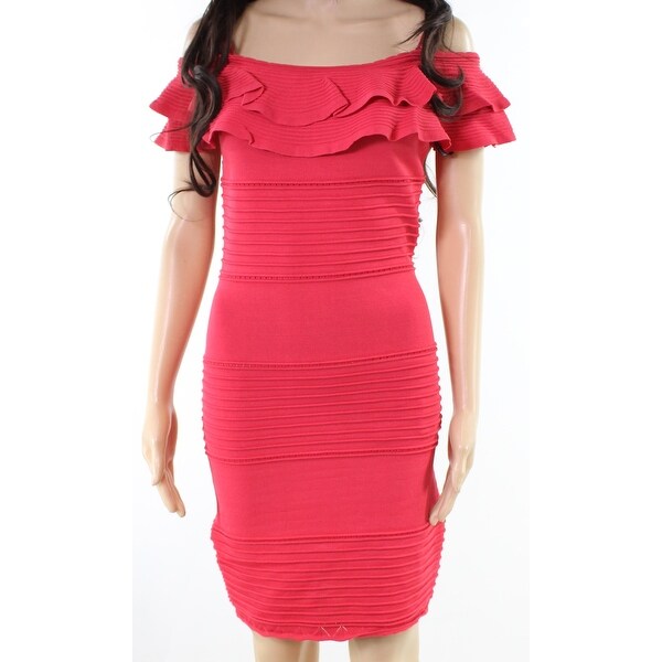 ruffle bandage dress