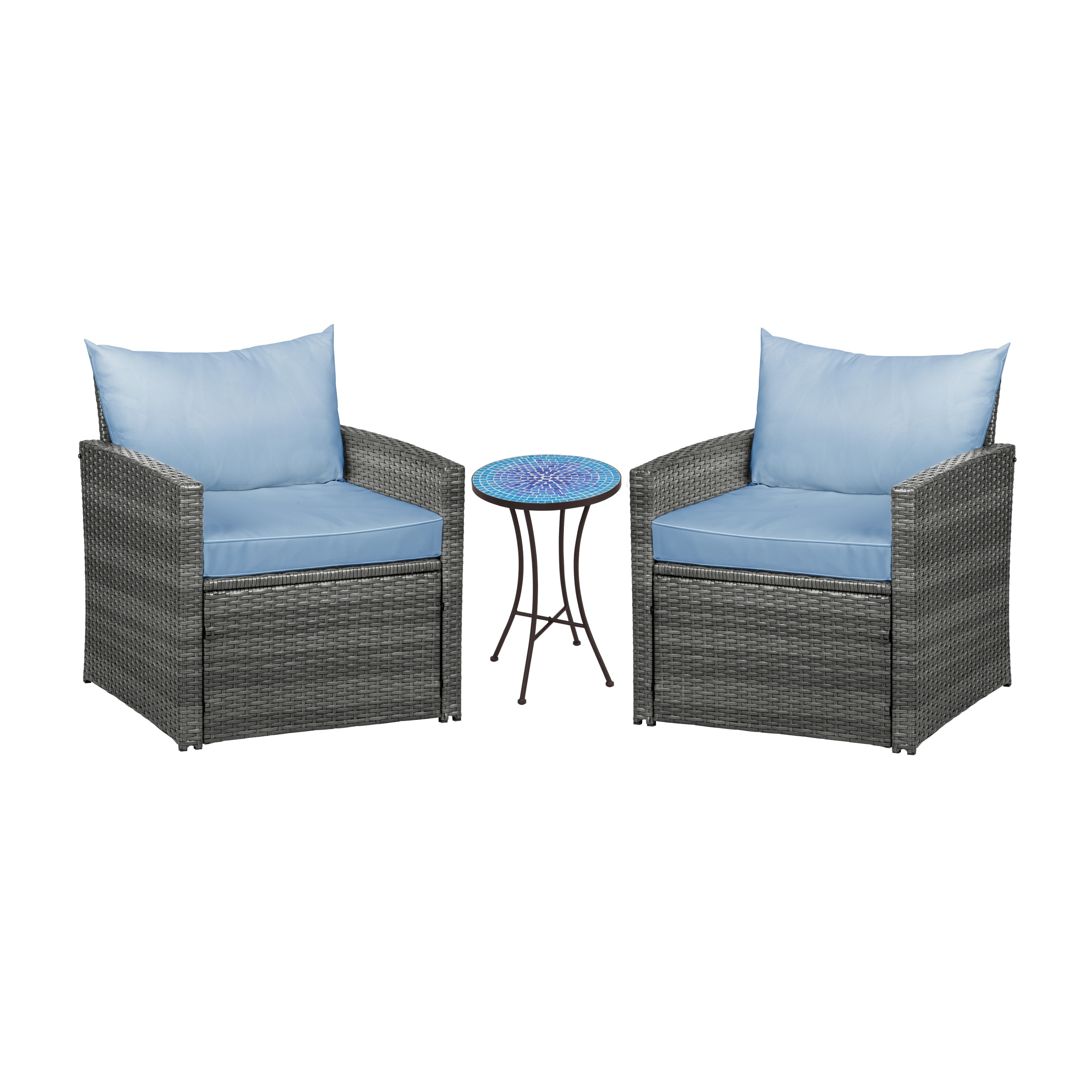 Shop 2pc Vital Outdoor Arm Chair Set Multiple Colors On Sale Overstock 32044025