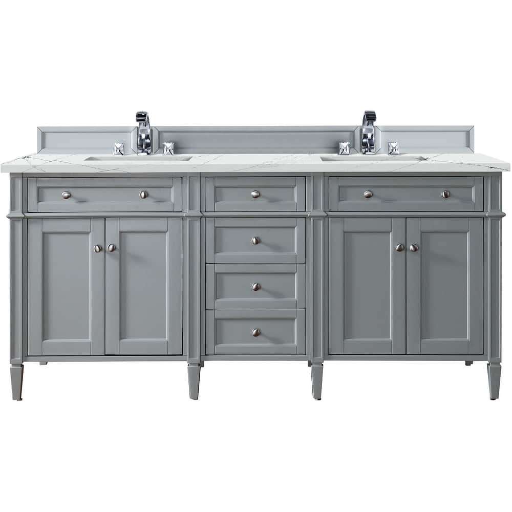 James Martin Vanities 650-V72-FENC Brittany 72" Free Standing Double