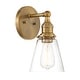 preview thumbnail 2 of 0, Minka Lavery 5681 Barwell 12" Tall Wall Sconce with Clear Glass Shade