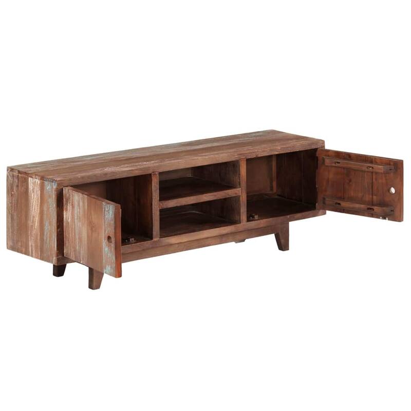 vidaXL TV Stand Solid Wood Acacia Vintage 46.5"x11.8"x15.7"