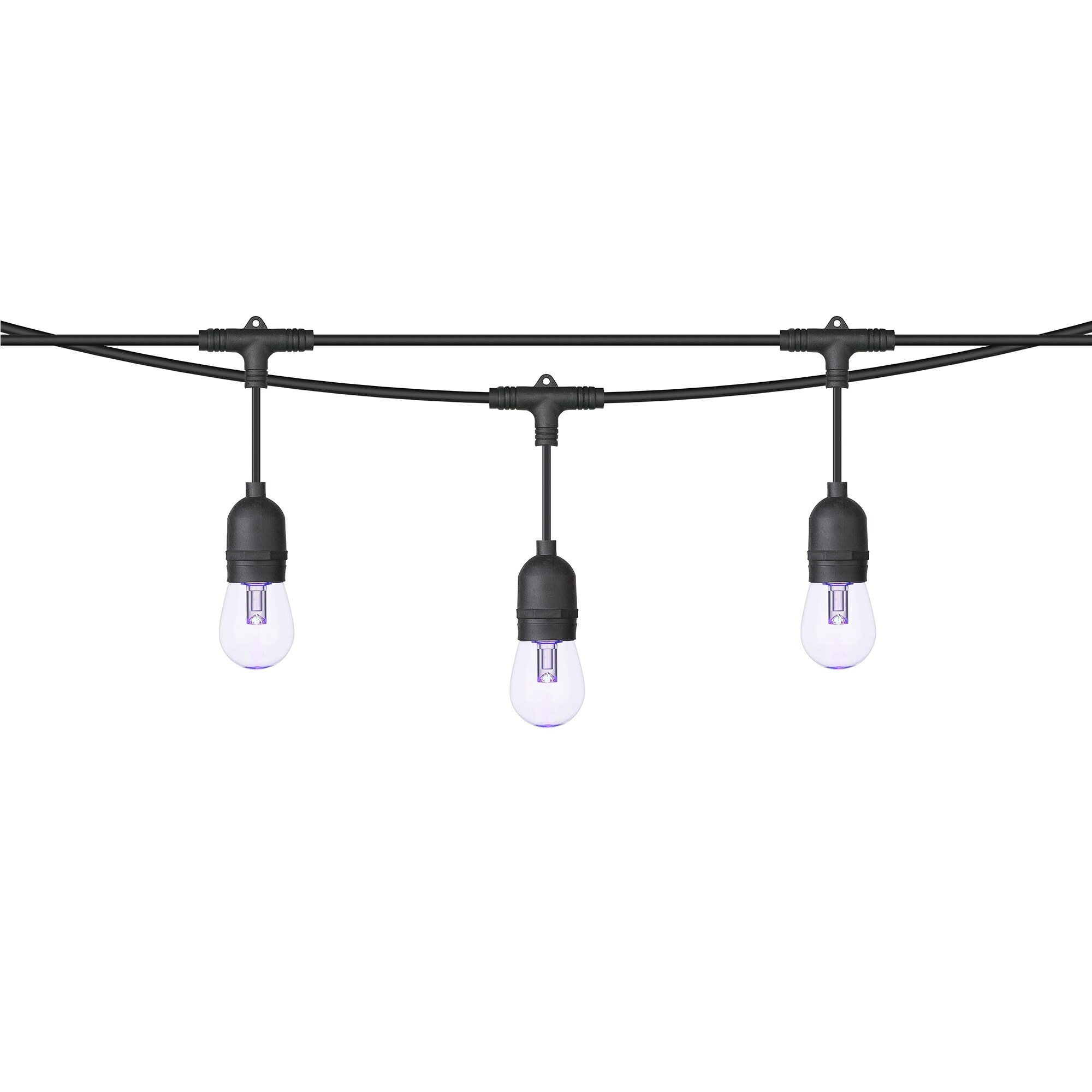 OVE Decors 24 ft. RGB String Lights with Black Wire and Remote Control