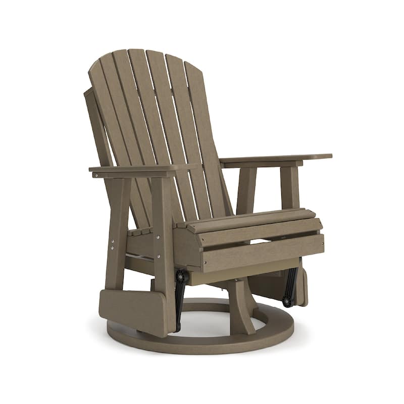 Signature Design by Ashley Hyland wave Outdoor Swivel Glider Chair - 30.88" W x 30.5" D x 41.63" H
