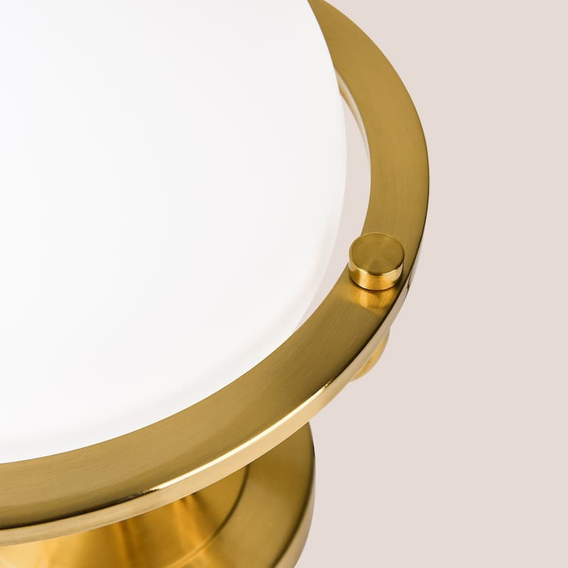 1-Lights Glass Flush Mount