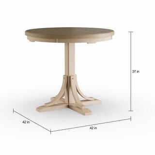 The Gray Barn Steeplechase Grey Round Counter Height Dining Table - Bed ...