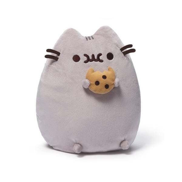 Pusheen the Cat with Cookie 9.5" Plush - multi