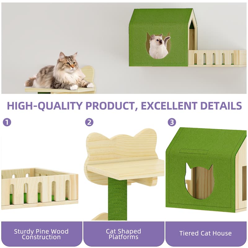 Cat Wall Shelves and Perches