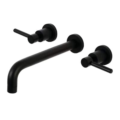 Concord 3-Hole Wall Mount Roman Tub Faucet in Polished Nickel