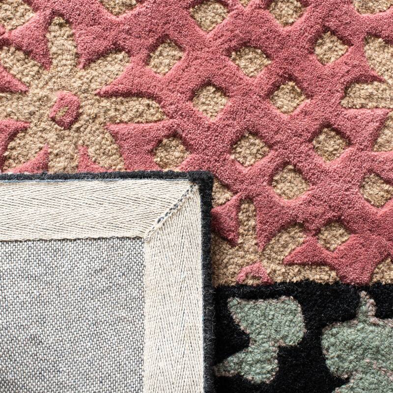 SAFAVIEH Handmade Rodeo Drive Gunjan Mid-Century Modern Abstract Wool Rug
