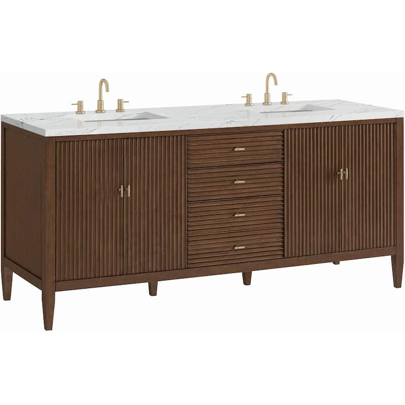 James Martin Vanities 485-V72-FENC Myrrin 72" Free Standing Double
