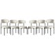 preview thumbnail 15 of 48, Bayville Mid-Century Curved Back Fabric Upholstered Metal Dining Chair (Set of 6)