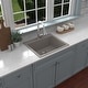 preview thumbnail 6 of 55, Karran Top Mount 25 in. Single Bowl Quartz Kitchen Sink