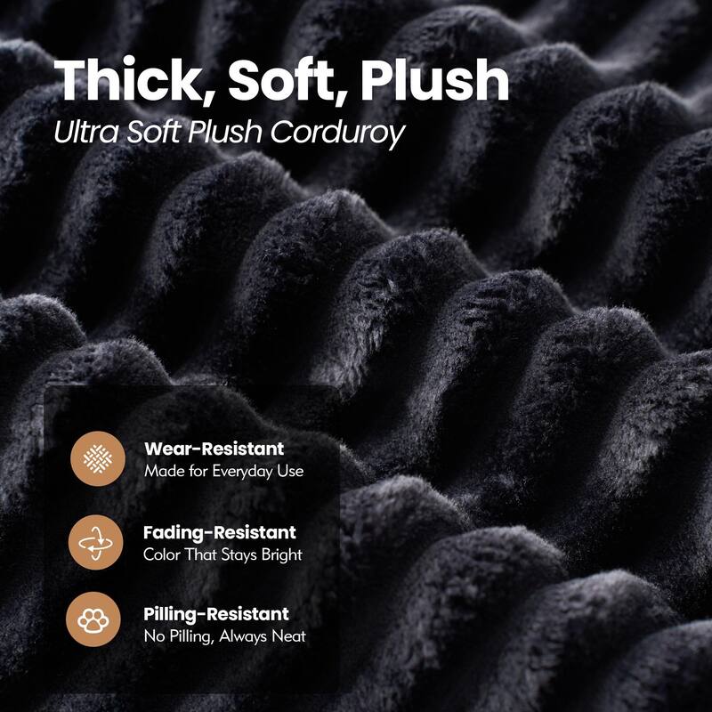 OVIOS Supreme Soft Fluffy Loveseat Sleeper Sofa