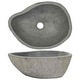 preview thumbnail 2 of 7, vidaXL Bathroom Basin, (14.6-18.1)x(11.4-14.2)x4.5 Inches, River Stone