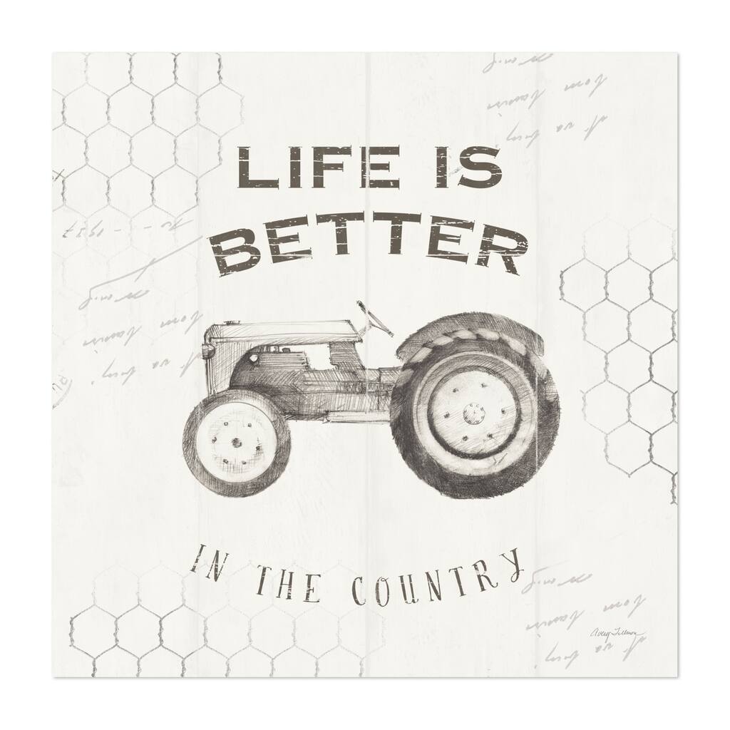 Life at Home II on Chicken Wire Background Animals Art Print/Poster