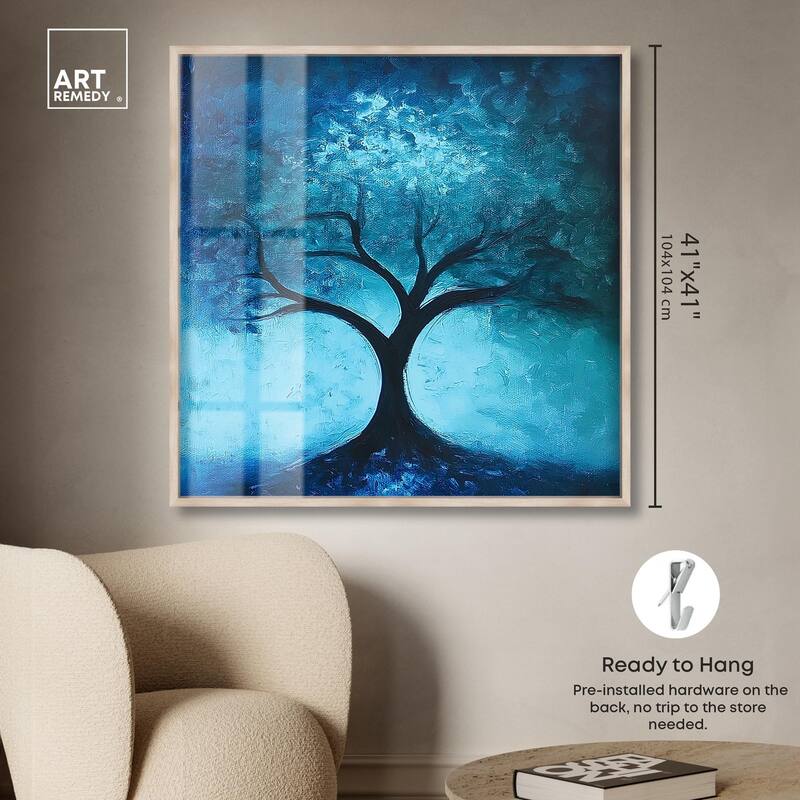 Tree of Opposites III Shadowbox by Art Remedy