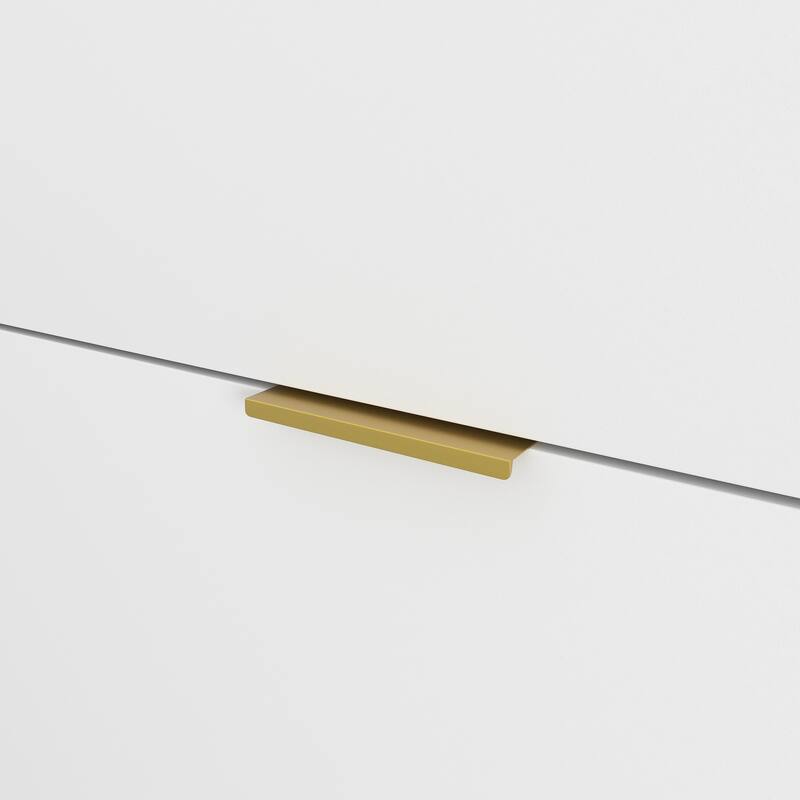 Double Dresser Dressing Table for Bedroom, 8 Drawers Cabinet Tall Chest of Drawer Closet Storage Organizer