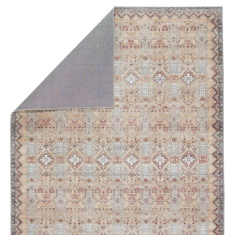 Dalia Machine Washable Trellis Area Rug