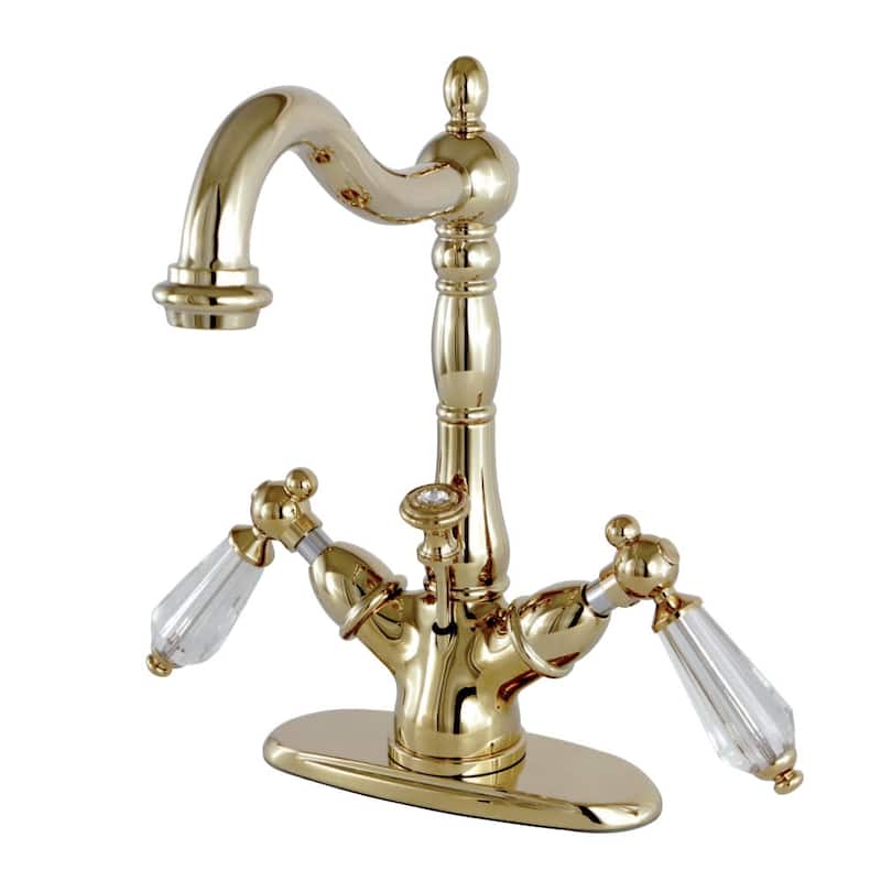Kingston Brass Wilshire Centerset Bathroom Faucet - Includes Metal