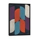 preview thumbnail 1 of 7, iCanvas "Intuitive V" by Susana Paz Framed Black - 40x26