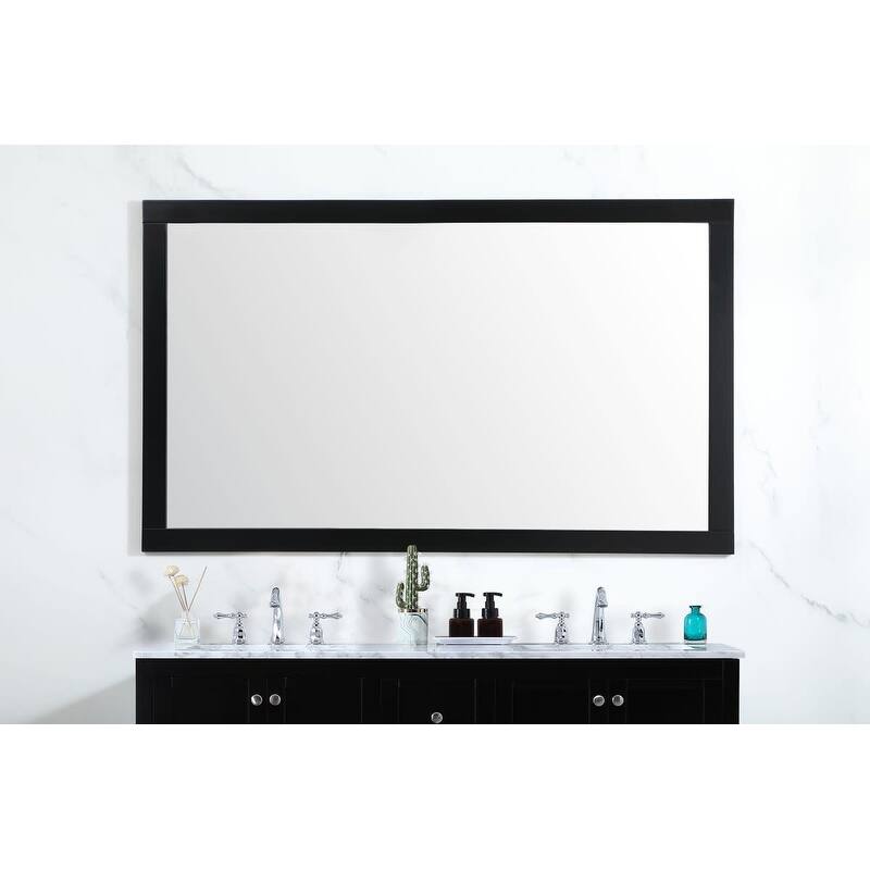 Elegant Lighting VM26036 Aqua 60" W x 36" H Traditional Rectangular