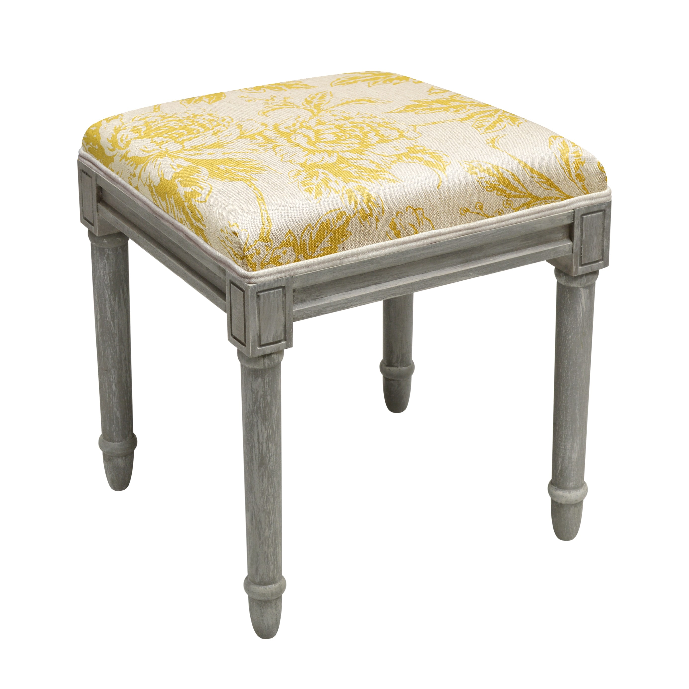 Mustard hotsell vanity stool