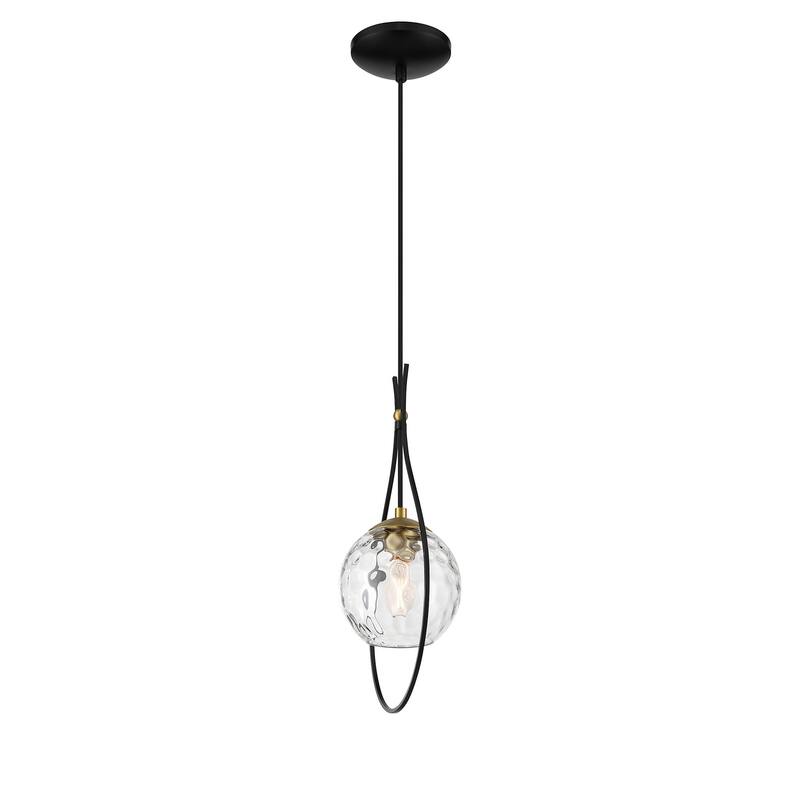 Minka Lavery 1531 Cody 9" Wide Mini Pendant with Clear Water Glass