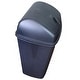 preview thumbnail 4 of 3, YBM Home Portable Plastic Trash Can with Dual Swing Lid 13 Gallons - Black