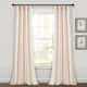 Lush Decor Farmhouse Stripe Yarn Dyed Cotton Window Curtain Panel Pair - 84" x 42" - Pink